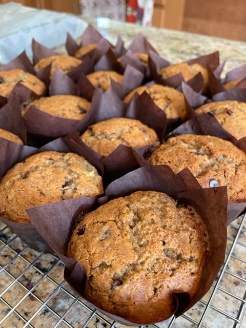 Muffins - Banana Chocolate Chip (GF/DF)