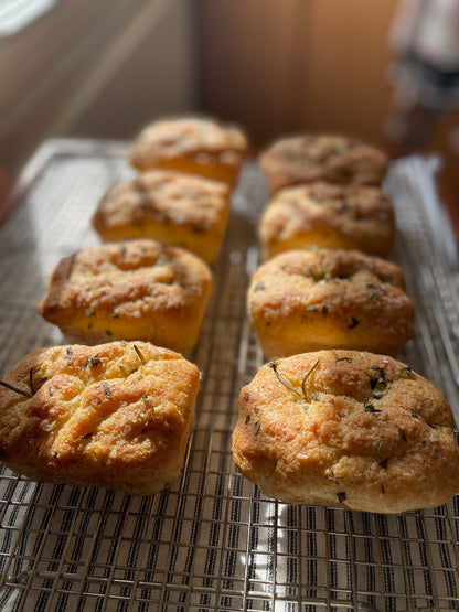 Focaccia Mini Loaves (GF/Vegan)