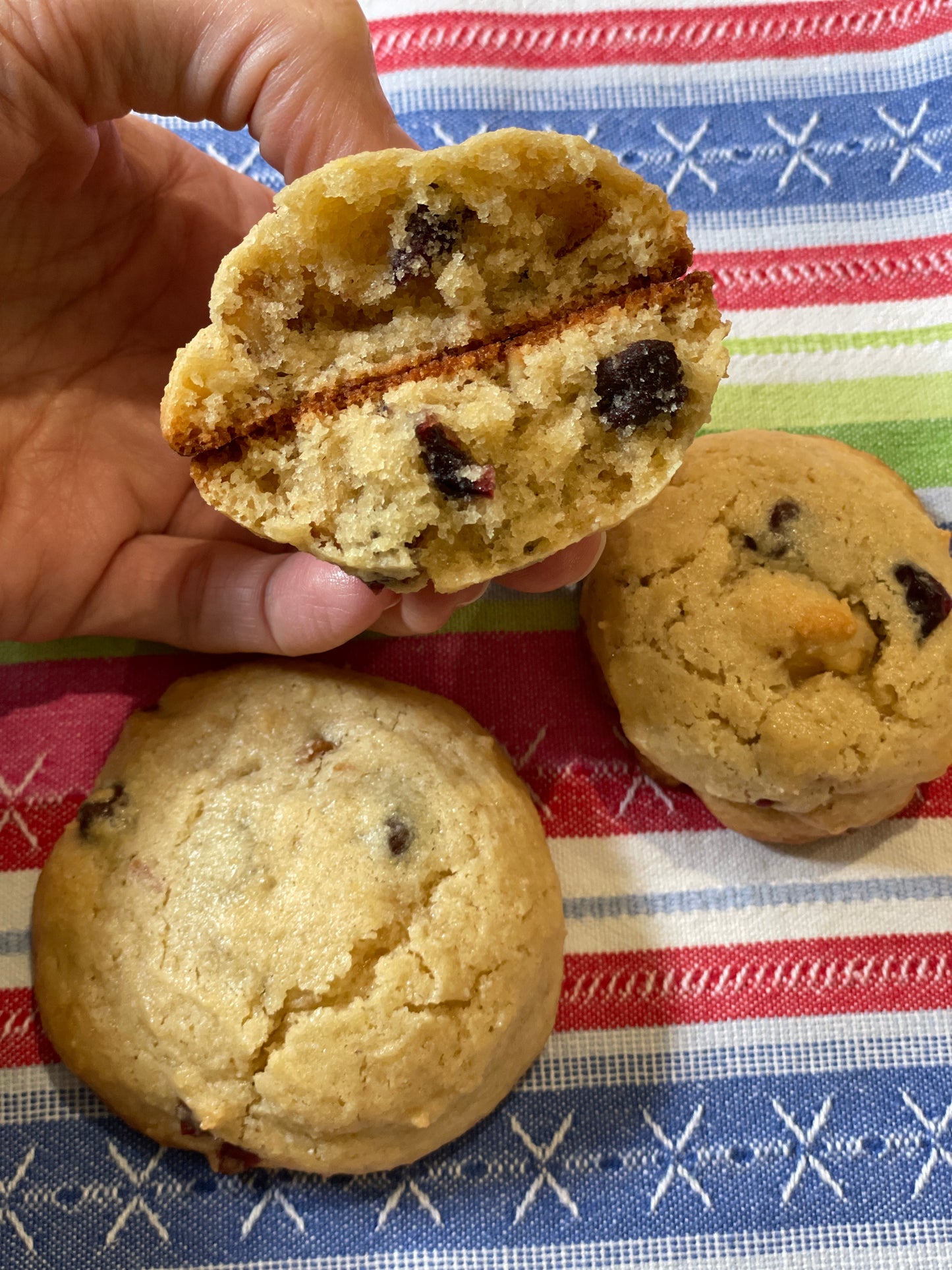 Christmas Cookies - Cranberry Walnut Chocolate Chip (GF/DF)